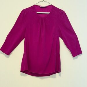 Alisha Levine Magenta Top